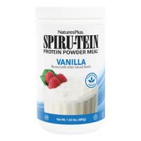 Natures Plus SPIRU-TEIN Γεύμα Φυτικής Πρωτεΐνης Γεύση Βανίλια Σκόνη 480 gr