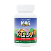 Natures Plus Animal Parade Mag Kidz 200 mg Παιδική Φόρμουλα Ενίσχυσης Ανοσοποιητικού Σχήμα Ζωάκι Γεύση Κεράσι 90 Μασώμενες Ταμπλέτες