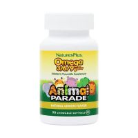 Natures Plus Animal Parade Omega 3/6/9 Junior Γεύση Λεμόνι 90 Μαλακές Κάψουλες