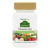 Natures Plus Source of Life Garden Βιταμίνη K2 120 mg 60 Φυτικές Κάψουλες