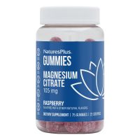 Natures Plus Gummies Κιτρικό Μαγνήσιο 105 mg Γεύση Βατόμουρο 75 Ζελεδάκια
