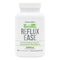 Natures Plus GI Natural Reflux Ease για τη Βελτίωση της Πέψης και την Παλινδρόμηση Γεύση Βανίλια 60 Μασώμενες Ταμπλέτες