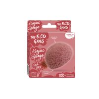 The Eco Gang Konjac Red Clay Σφουγγάρι Καθαρισμού Προσώπου για Ξηρό Δέρμα 1 τμχ