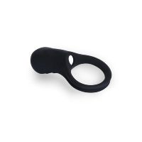 Ammicco Power Ring Δαχτυλίδι Πέους με Μπαταρία σε Μαύρο Χρώμα