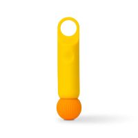 Ammicco Magic Wand Επαναφορτιζόμενος Mini Δονητής Ραβδί σε Κίτρινο / Πορτοκαλί Χρώμα