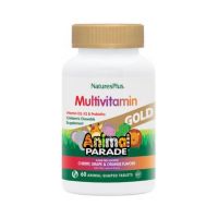 Natures Plus Animal Parade Gold Multivitamin Πολυβιταμίνη για Παιδιά Σχήμα Ζωάκι 60 Μασώμενες Ταμπλέτες
