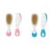 Chicco Safe Brush & Comb 0m+ 2 Pack, Pink