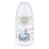 Nuk First Choice+ Disney Winnie Τhe Pooh Μπιμπερό με Θηλή Σιλικόνης & Δείκτη Ελεγχου Θερμοκρασίας σε Διάφορα Χρώματα & Σχέδια 0-6m 150ml 1τμχ