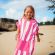 Dock & Bay Mini Poncho Quickdry Παιδικό Πόντσο Θαλάσσης Phi Phi Pink 2-4 ετών