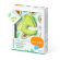 BabyOno Avocado Set Απαλές Πάνες Αγκαλιάς & Μαλακή Κουδουνίστρα από Μπαμπού & Μαλακό Βαμβάκι