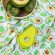 BabyOno Avocado Set Απαλές Πάνες Αγκαλιάς & Μαλακή Κουδουνίστρα από Μπαμπού & Μαλακό Βαμβάκι