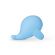 Ammicco Little Whale Επαναφορτιζόμενος Mini Δονητής σε σχήμα Φαλαινίτσας