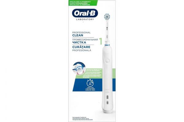 Oral-B Professional Gum Care 1 Ηλεκτρική Επαναφορτιζόμενη Οδοντόβουρτσα Για Ευαίσθητα Δόντια