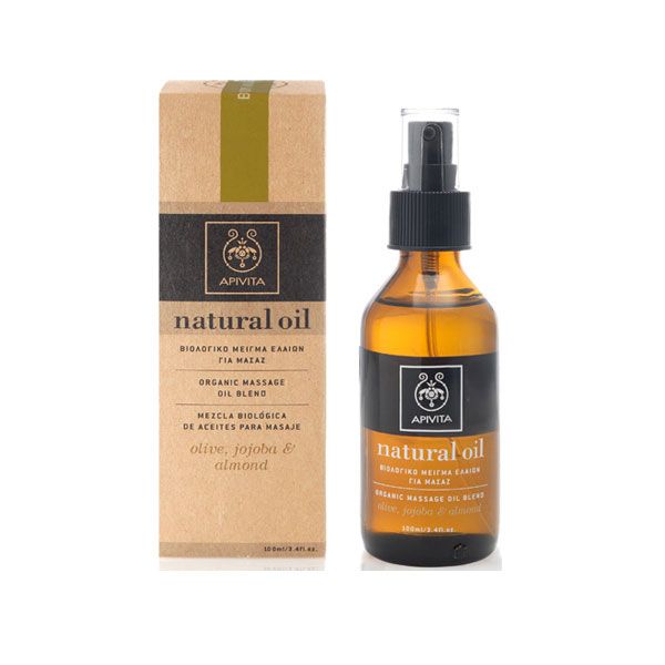 Apivita Natural Oil Βιολογικό Μείγμα Ελαίων Για Μασάζ 100ml