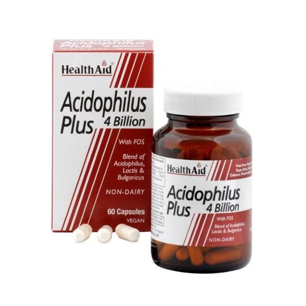 Health Aid Acidophilus Plus (4 billion) 60's Vegicaps