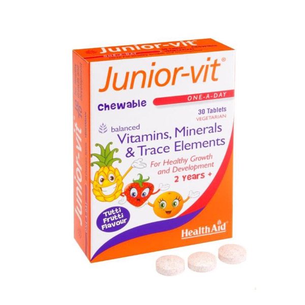 Health Aid Junior-Vit 30 chewable tablets
