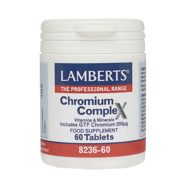 Lamberts Chromium Complex 200μg 60 ταμπλέτες