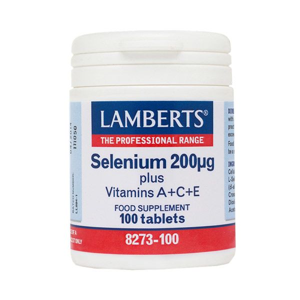 Lamberts Selenium 200μg plus A+C+E 100 ταμπλέτες