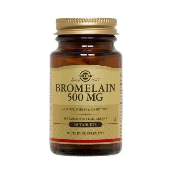 Solgar Bromelain 500mg 30 ταμπλέτες