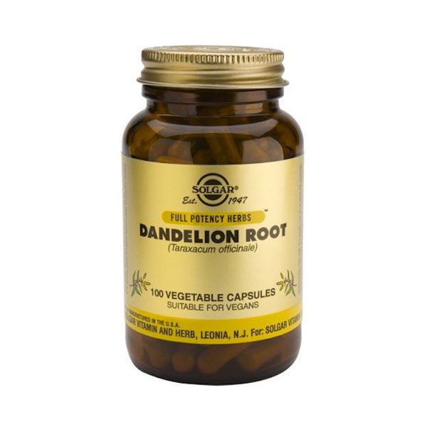 Solgar Dandelion Root (Taraxacum Officinale) 100 Vegetable Capsules