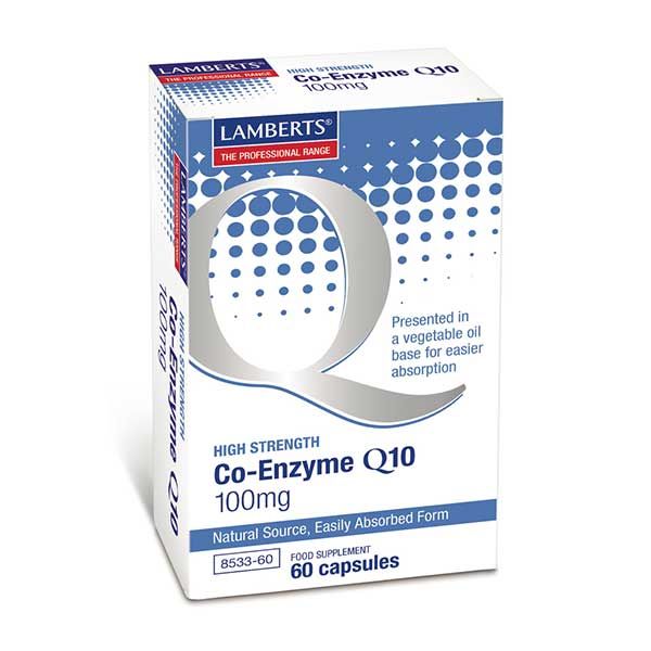 Lamberts Co-Enzyme Q10 100mg 60 Caps