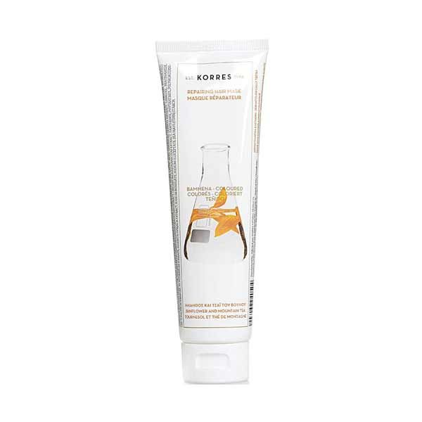 Korres Sunflower & Mountain Tea Repairing Hair Mask for Coloured Hair 125ml Korres Sunflower & Mountain Tea Repairing Hair Mask for Coloured Hair 125ml