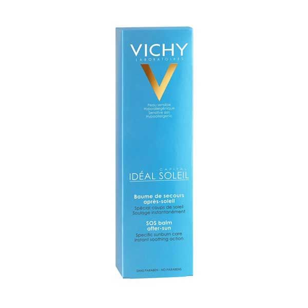 Vichy Ideal Soleil After Sun SOS Balm Γαλάκτωμα Για Εγκαύματα 100ml