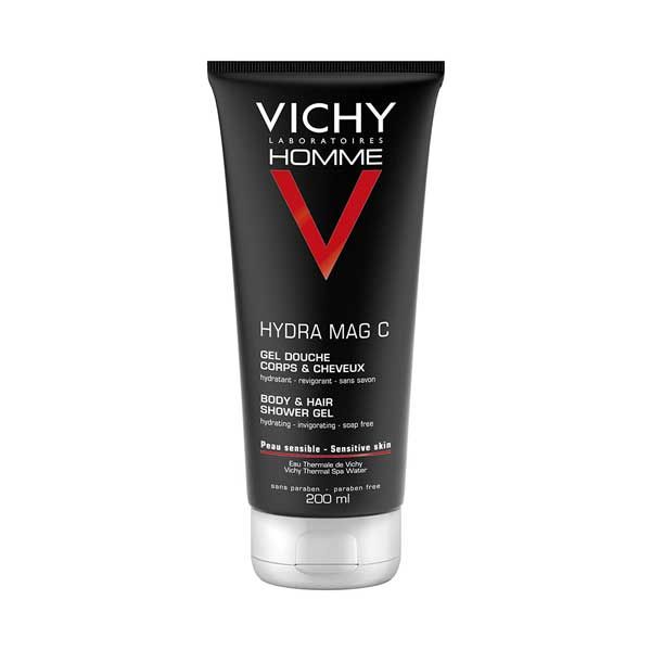 Vichy Homme Hydra Mag C Body & Hair Shower Gel 200ml