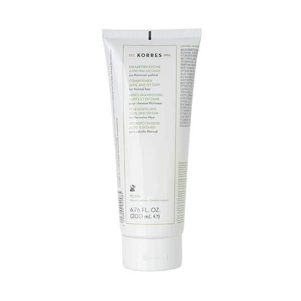 Korres Conditioner Για Κανονικά Μαλλιά Με Αλόη & Δίκταμο 200ml