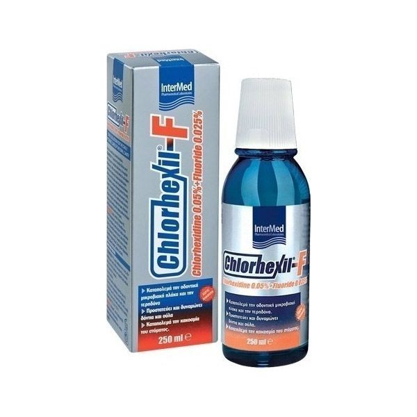 Chlorhexil-F Mouthwash Antimicrobial Protection 250ml