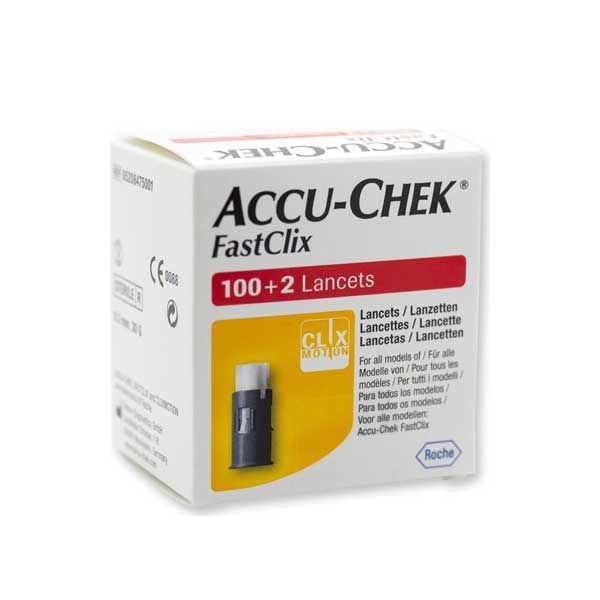 Accu-Chek Fastclix Σκαρφιστήρες Mέτρησης Σακχάρου 102τμχ