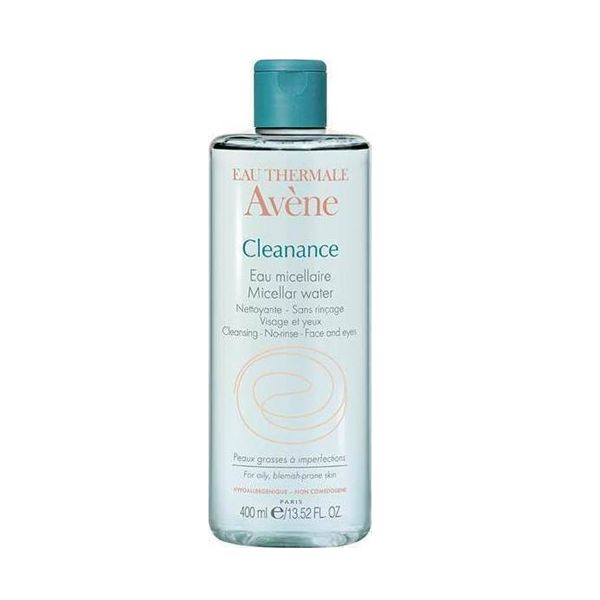 Avene Cleanance Νερό Καθαρισμού Προσώπου Για Ευαίσθητο Λιπαρό Δέρμα Με Ατέλειες 400ml