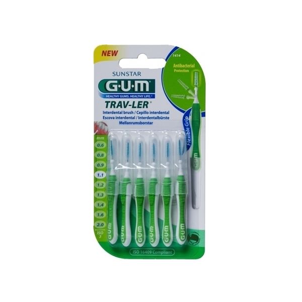 Sunstar Gum Trav-Ler Interdental Brush 1.1mm 6pcs