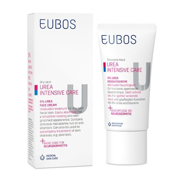 Eubos Urea 5% Face Cream Dry/Rough/Tight Facial Skin 50ml