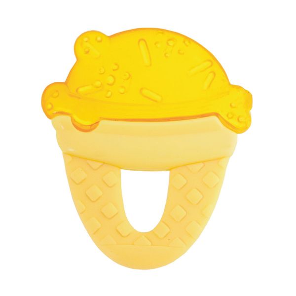 Chicco Δροσιστικός Κρίκος Οδοντοφυΐας Παγωτό Κίτρινο 4m+ 1τμχ