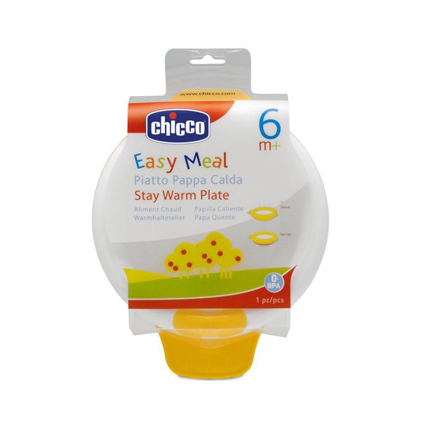 Chicco Easy Meal Stay Warm Plate 6m+, Duck