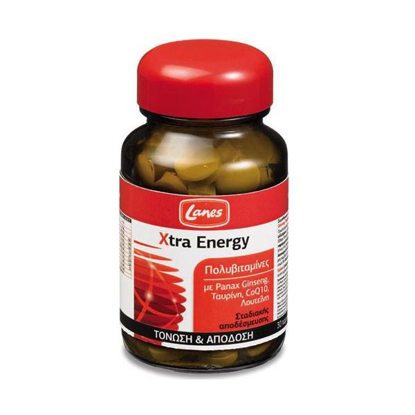 Lanes Multivitamins Extra Energy 30 Time-Release Tablets