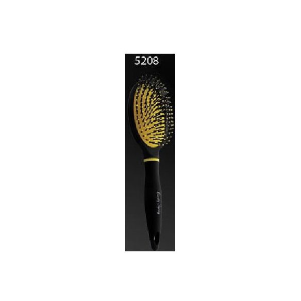 Beauty Spring Oval Hair Brush Yellow/Black 5208