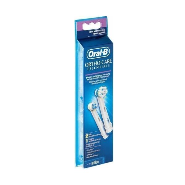 Oral-B Ortho Care Essentials Ανταλλακτικές Κεφαλές Οδοντόβουρτσας 3τμχ