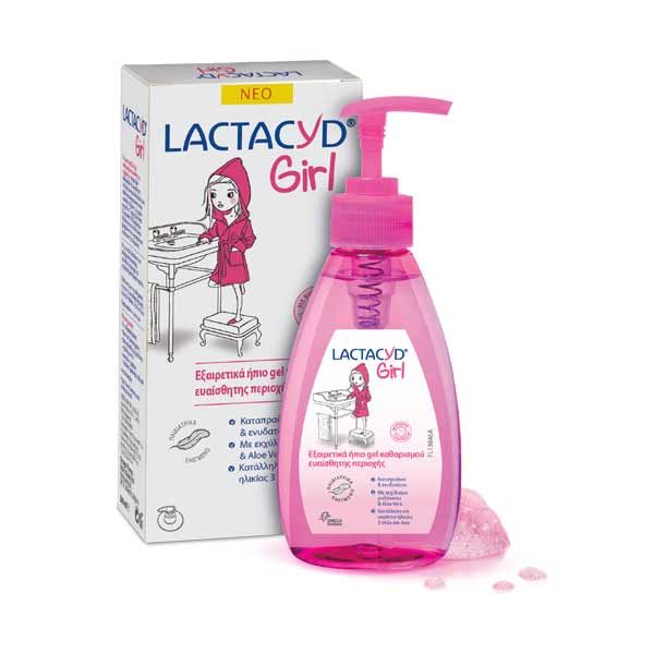 Lactacyd Girl Mild Cleansing Gel For Sensitive Area Y3+ 200ml