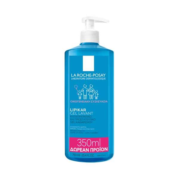 La Roche-Posay Lipikar Gel Lavant Soothing and Protecting Shower Gel 400 ml and Gift 350 ml