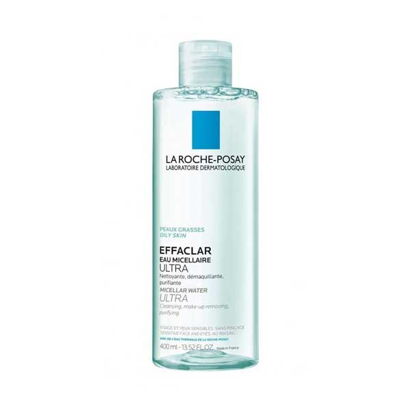 La Roche-Posay Effaclar Ultra Νερό Καθαρισμού Προσώπου/Ματιών Για Λιπαρές Επιδερμίδες 400ml