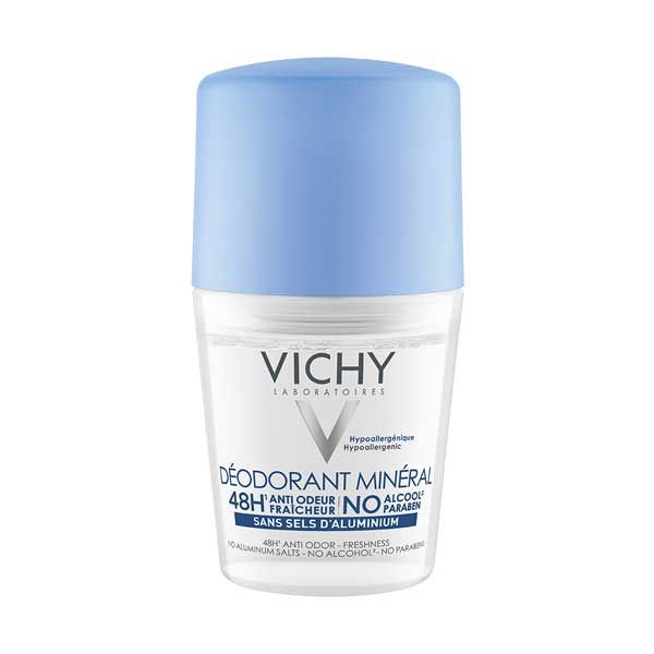 Vichy Mineral Αποσμητικό Roll-On 48ωρη Φρεσκάδα & Ενυδάτωση 50ml