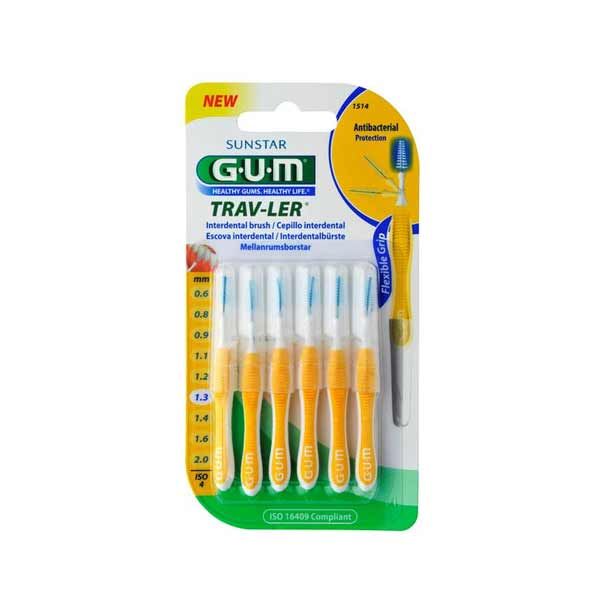 Sunstar Gum Trav-Ler Interdental Brush  1.3mm 6pcs