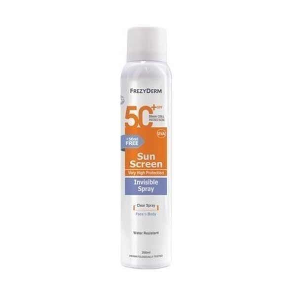 Frezyderm Sun Αντιηλιακό Σπρέι Προσώπου/Σώματος Spf50+ 200ml