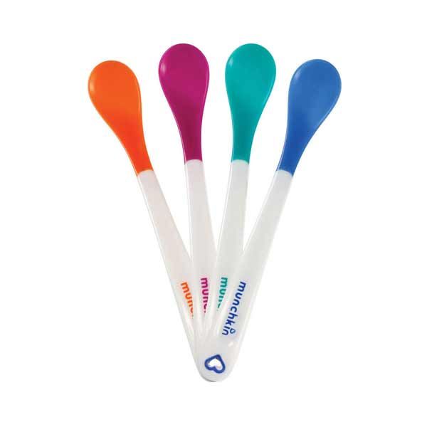 Munchkin White Hot Safety Spoons 4m+ 4pcs