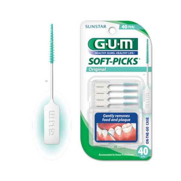 Sunstar Gum Soft-Picks Original +Fluoride Regular 40pcs