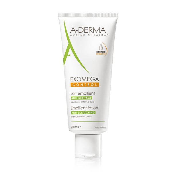 A-derma Exomega Control Μαλακτικό Γαλάκτωμα Προσώπου/Σώματος Για Ξηρό Δέρμα Με Τάση Ατοπίας 200ml