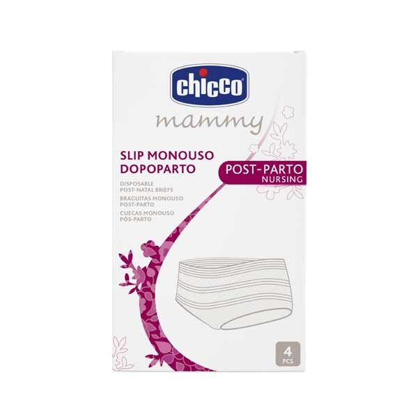 Chicco Mammy Σλιπ Λεχώνας Μίας Χρήσης Από Ελαστικό Δίχτυ 4τμχ