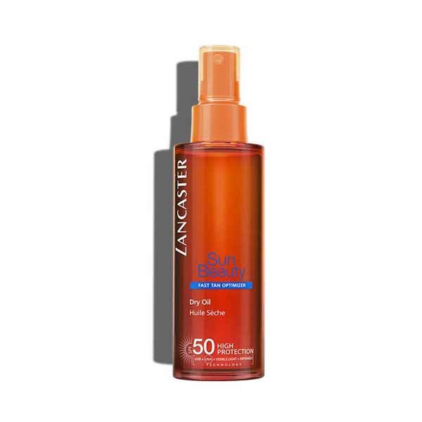 Lancaster Sun Beauty Dry Body Oil Fast Tan Optimizer Spf50 150ml